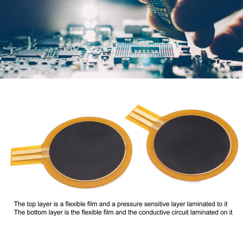 2PCS Waterproof Wear Resistant Thin Film Pressure Sensor Force Sensor 20g‑20kg Force Sensitive Resistor Flexible Bend Force Sensing Resistor