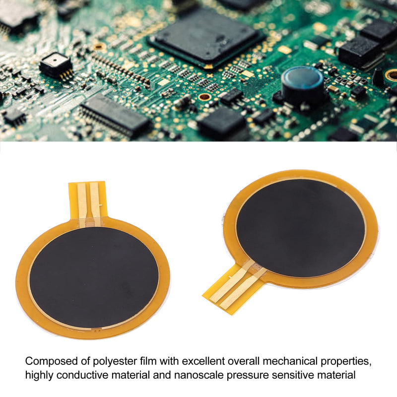2PCS Waterproof Wear Resistant Thin Film Pressure Sensor Force Sensor 20g‑20kg Force Sensitive Resistor Flexible Bend Force Sensing Resistor