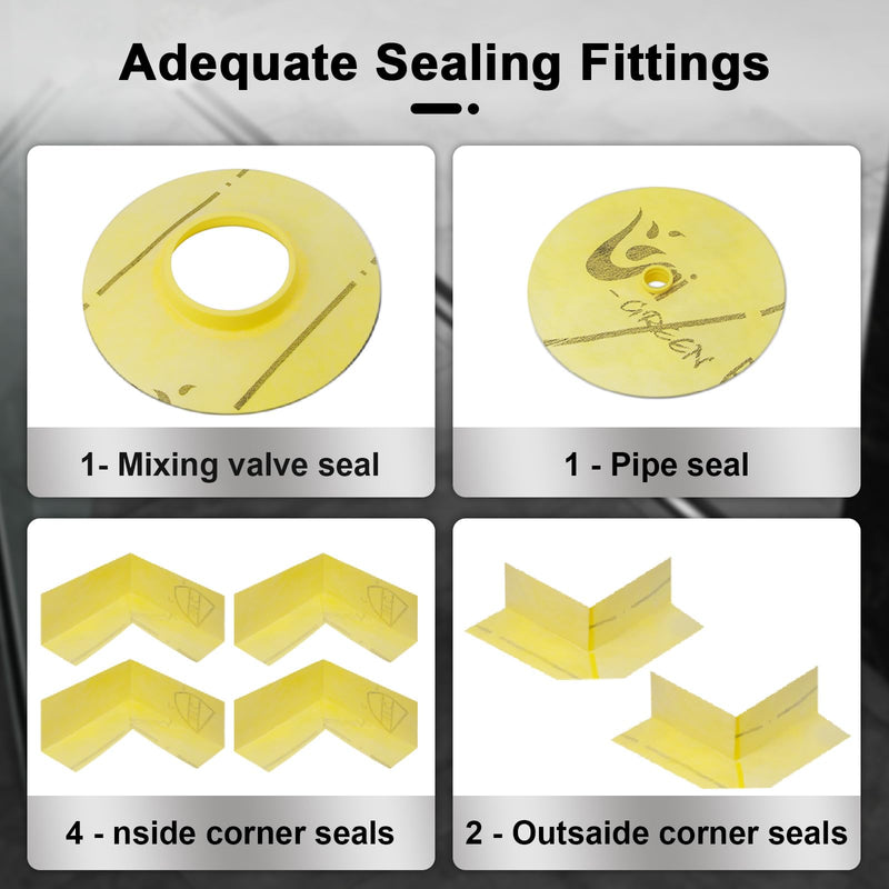 Shower Drain Flange Kit with Vertical ABS 2" Flange, ABS Pipe, Brushed CUPC