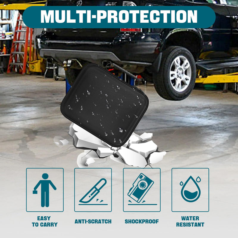 Case for AutoLine Pro Automotive Smoke Machine EVAP Vacuum Leak Tester, Diagnostic Tool Storage Bag, Drop-Proof Dust-Proof with Mesh-Black(CASE ONLY) Black