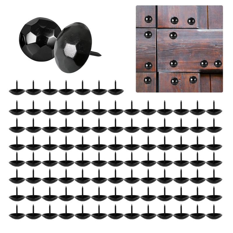 100 Pcs 1 Inch Large Iron Clavos Decorative Nails, Iron Antique Clavos, for Wood Home Improvement, Farmhouse Shutters, Barn Door, Furniture Nails