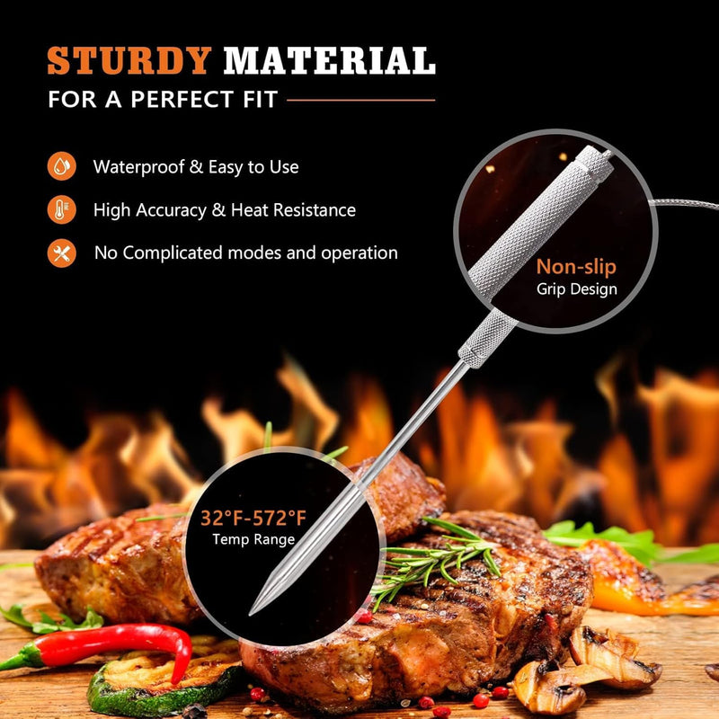Replacement ThermoPro Meat Thermometer Probes TP25 TP20 TP08S TP829 TP17 TP16 TP11 TP09 TP10 TP-07 TP06S TP04 TP08 Models