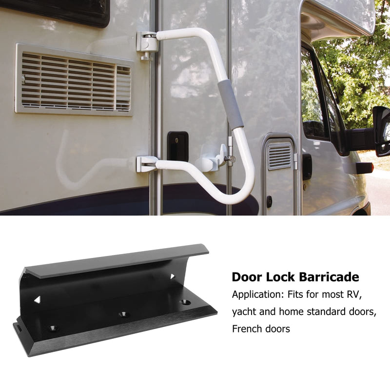 Door Barricade Security Lock Door Brace Aluminium Alloy Home Safety Protection for RV Yacht Home Standard Doors