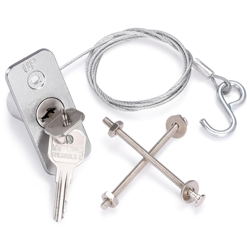 SIHAI 5 Packs Garage Door Emergency Key Release, Garage Door Emergency Release Lock Compatible with Garage Door Openers and Doors (5 Packs) 5 Pieces