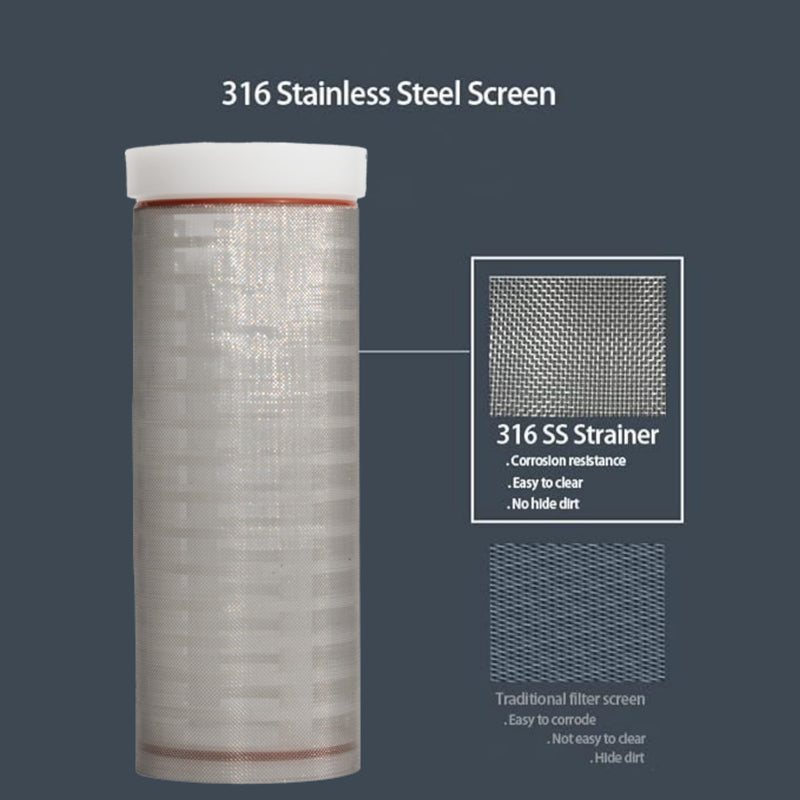 BUPUROTT Water Pump Strainer Filter Inlet Filter for High Pressure Washer, Sediment Filter Attachment, 80 Mesh Screen(1/2“ 80Mesh) 1/2“ 80 Mesh