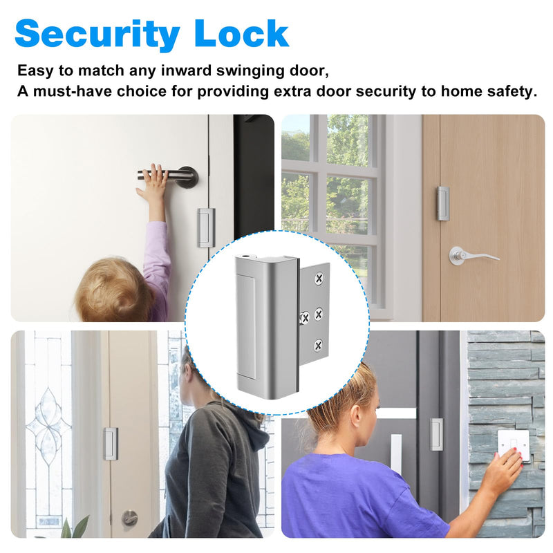 Safety Home Door Lock for Door Safety Locks from Inside -2 Pack | Security Door Lock