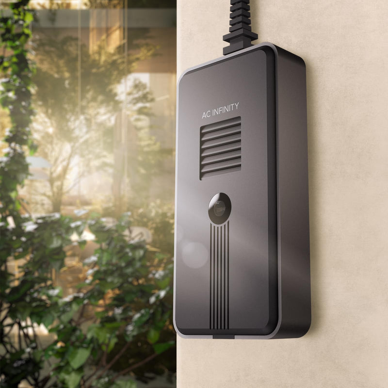AC Infinity CO2 + Light Sensor, Environmental Sensor, Dynamically Assists Controller AI+ CO2 Data Tracking for Gardens, Grow Tents, Grow Spaces, with Smart Fan for Optimized FAE, Day Night Scheduling