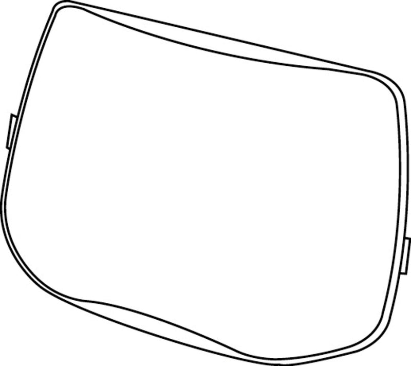 3M 37244-case Speedglas Outside Protection Plate 100 07-0200-52, Scratch Resistant (Pack of 10)