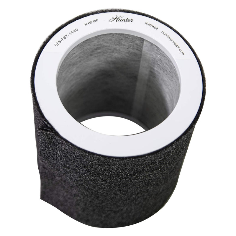 Hunter Fan Company H-PF400 EcoSilver Coconut Carbon Replacement Pre-Filter for HP400 Air Purifier Series, 2 Count (Pack of 1), Black