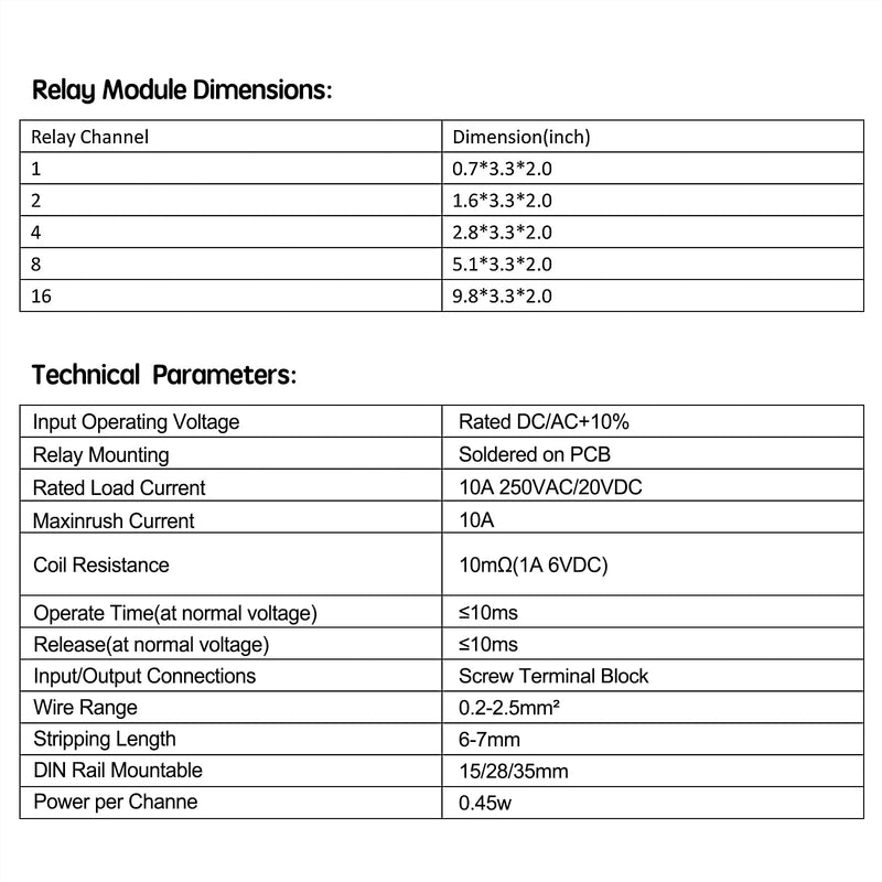 Relay Board, Relay Module 1 Channel 1 SPDT DIN Rail Mount 24V DC/AC, Interface Board(FY-T731C-D24)