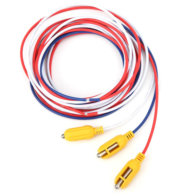 Walfront Liquid Water Level Sensor Liquid Level Probe Sensor for GRL8 Relay Blue 1.5 Meter + Red 3 Meter + White 3.5 Meter