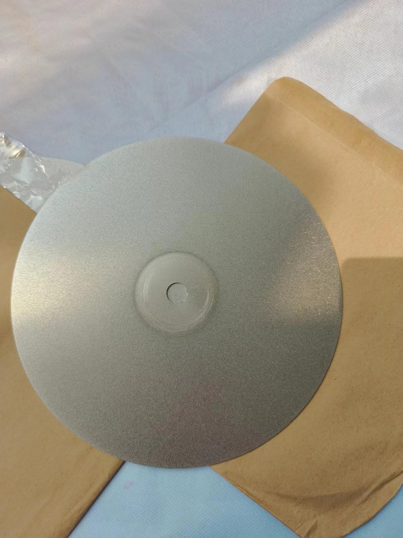 Diamond Flat Lap Disc, 8 Inch, 600 Grit, 1/2 Inch Arbor, for Gemstone Glass Ceramics Grinding Polishing (600 Grit)