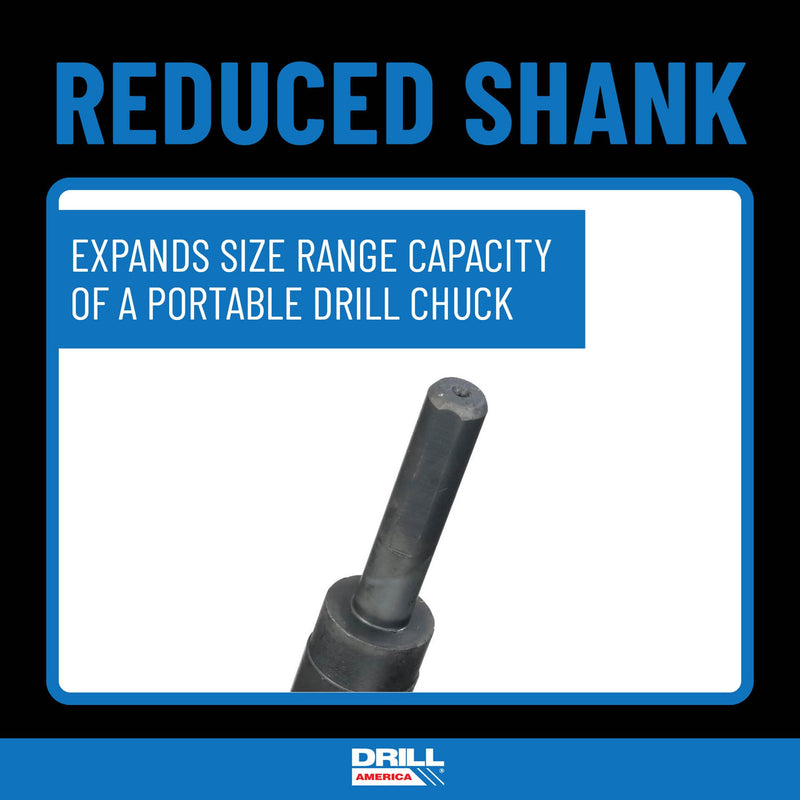 Drill America - POU1/2NPTW/DRILL 1/2" Carbon Steel NPT Pipe Tap and 23/32" High Speed Steel Drill Bit Set, POU Series 1/2" NPT 1/2" NPT Tap - 23/32" Drill
