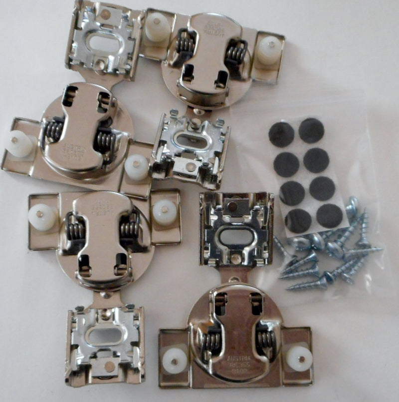 Combo: 4 pcs (2 Pairs) Soft Close Blum Blumotion Press in Hydraulic Compact Hinge Blumotion 105deg 1/2
