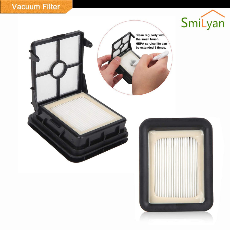 Smilyan Replacement Parts for Bissell CrossWave Pet Pro 2306A & CrossWave 1785 Series, 3 Pack 2460 Multi-Surface Pet Pro Brush Rolls + 3 Pack 1866 Vacuum Filters，Compare to Part 1613568, 1608684 3+3 GREEN