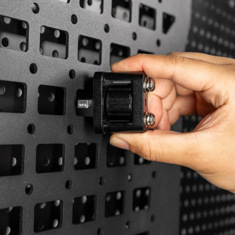 2-Pack Mounting Brackets Base for MOLLE Panel, MOLLE Accessories Adapter Mount for Fire Extinguisher Mount Gun Rack Gas Can Holder