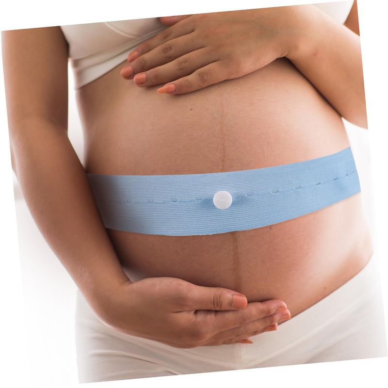 2pcs Fetal Heart Rate Monitoring Fetal Monitoring Fetal Heart Monitoring Strap Women Accessories Fetal Monitoring Strap Belly Support Prenatal Women's Nylon