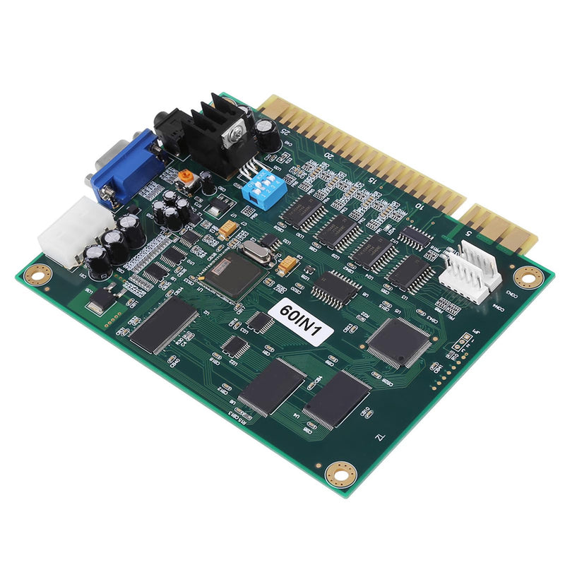 KIMISS 60 in 1 Multicade PCB Board for Game Machine CGA/VGA Output Classic Multicade Board Game Parts PCB Board