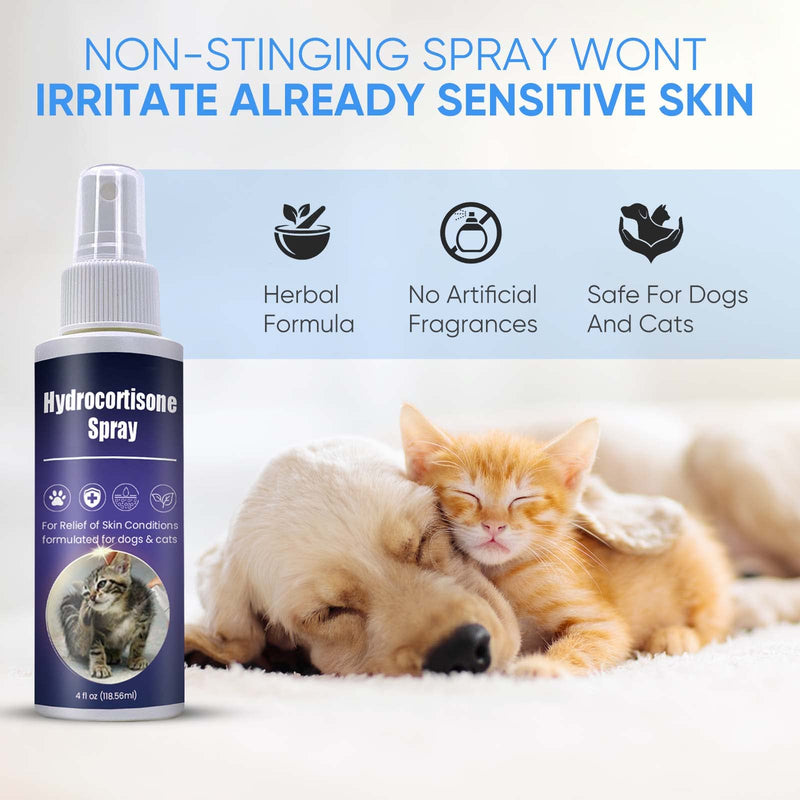 Inscape Data Hot Spot Treatment for Dogs, Itch Relief Spray for Dogs & Cats - Relieves Hot Spots, Rash & Itchy Skin - No-Sting Formula Blue - PawsPlanet Australia