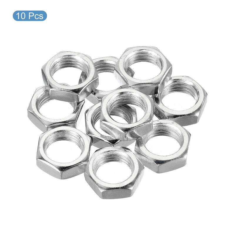 thumbnail image 2 of 30pcs M9x0.75 Steel Hex Nuts Metric Thread Hardware Nuts Screw Bolt 2 of 13