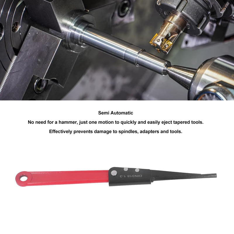 Morse Taper Removal Tool Semi Automatic MT1 MT2 MT3 Drift Key Ejector Spring Action for Home Repair Shops