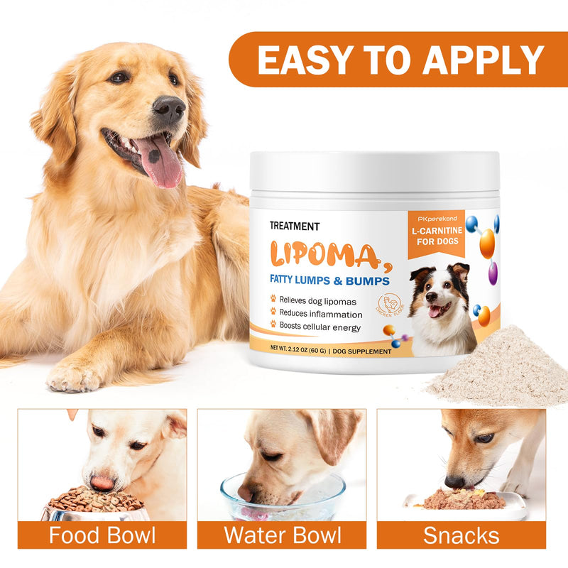 Dog Lipoma Treatment, L-Carnitine Supplement for Dogs, Helps Shrink Fatty Lumps and Bumps Naturally, Boosts Buddy Energy and Vitality, Guard Dogs Overall Wellness to Reduce Lipomas