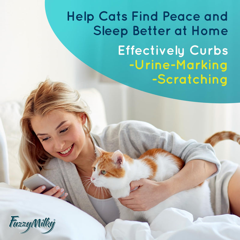 Cat Calming Spray 80ml - Ethanol Free, Pheromone for Cats Anxiety Relief, Travel, Vet Visits, Sleep - Deterrent for Scratching, Urine Marking - Over 500 Sprays and 10 Weeks Supply