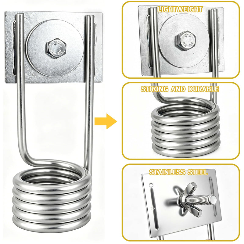 2pcs Scaffold Ratchet Holder, Stainless Steel Scaffold Tool Holder for Ratchet Wrench Hammer