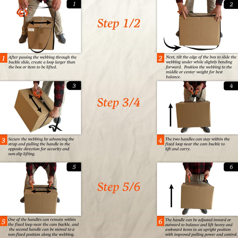 Multus Handle and Haul Lifting Straps, 2 Handle Adjustable Moving Straps, Furniture Lifter Luggage Strap with Adjustable Handles to Carry Furniture, Appliances, Mattresses, Sports and Camping Gear 2 Handles / 1 Strap / 9 Foot Strap