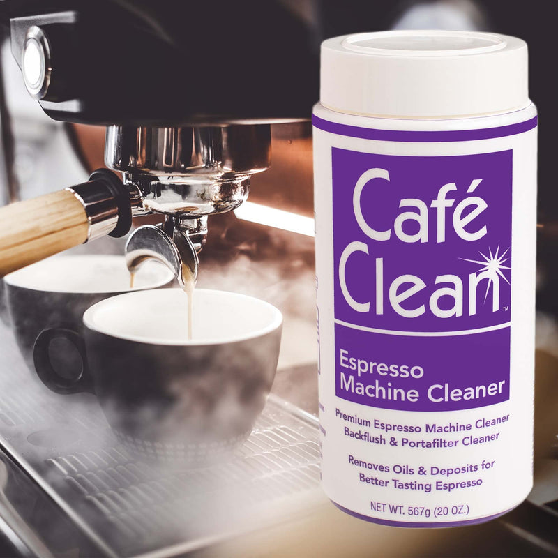 Stera Sheen - Café Clean - Professional Espresso Machine Cleaner - Premium Cleaner for At-Home Espresso Machines, Restaurant, & Cafe Quality Machines - Portafilter Cleaner - 20 oz Bottle (1 count) 20 Ounce (Pack of 1)
