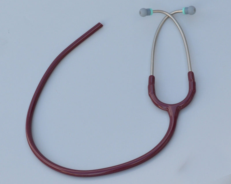 Replacement Tube by MohnLabs fits ALL leading brand SE standard classic Stethoscopes - T3 BURGUNDY