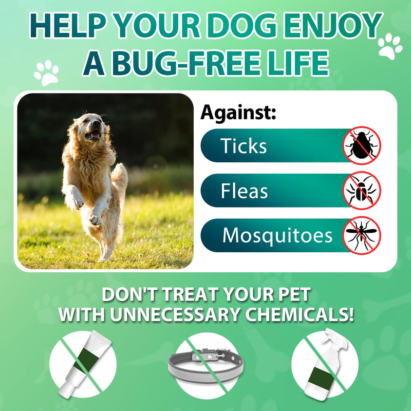 Flea and Tick Support Bundle for Dogs and Cats – Oral Flea Drops for Cats + Flea Chews for Dogs – Natural Flea Prevention for All Breeds & Ages – Chicken Flavor