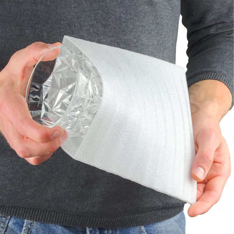 Foam Wrap Sheets Cushion Foam,100 Pack Foam Wrap Sheets Cushioning For Moving, Shipping, Packaging, Storage-Safely Cushion Wrap For Dishes, Furniture, Glasses, Plates,Cups(12 x 10 Inch B)