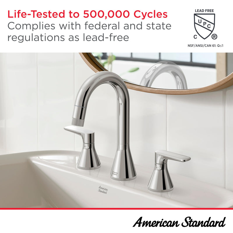 American Standard 7075104.002 Colony Pro Single-Handle Bathroom Faucet- 1.2 GPM, Polished Chrome