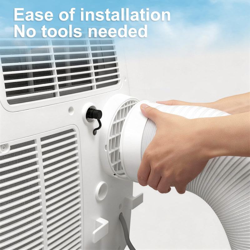 Portable Air Conditioner Hose 5.9" Dia 47" Length, AC Vent Exhaust Hose Dia 5.9''/ L 47''