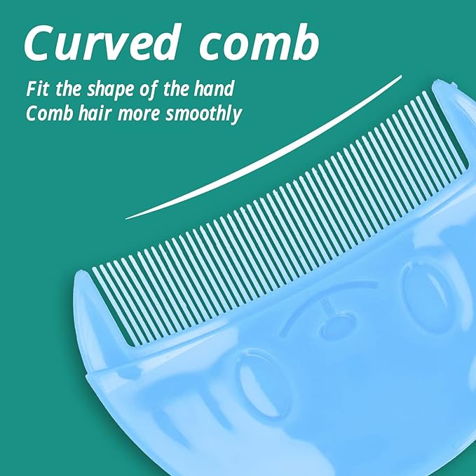 2pcs Baby Scalp Brush Silicone Baby and Bath Comb Scalp Comb Comfortable Newborn Scalp Bath Tool Baby (Gold) - NewNest Australia