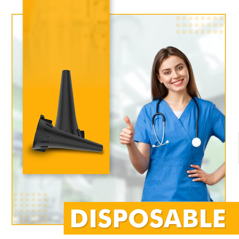 2.75 MM Disposable Ear Specula for Welch Otoscopes Compatible with All otoscopes of WEL ch-Allyn Universal Otoscope Speculums - Bag of 100 psc 2.75 MM 100 Count