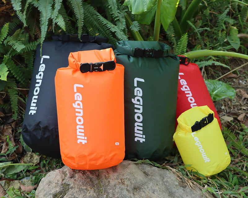 Dry Bag, 3 Pack/5 Pack Waterproof Lightweight Small & Large Dry Sacks for Outdoor Camping, Backpacking, Kayaking, Boating, Travel and More Assorted-3l/8l/12l/15l/20l