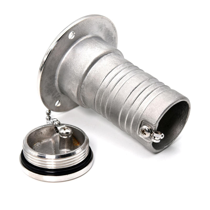 1 Pack Marine Hardware 316 Stainless Steel 1.5"( 38mm )Deck Filler/ Fill Keyless Cap Boat Accessories Yacht (Type: Diesel, 38mm 1.5inch) Type: Diesel