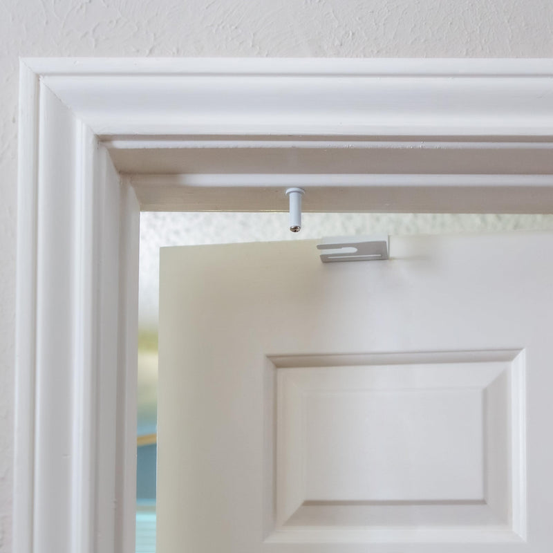 2 Pack – GlideLok Child Safety Door Top Lock | for Interior & Exterior Doors | Lock & Unlock from Both Sides | Stop Kids, Pets, Dogs & Cats from Opening Doors 2 Pack