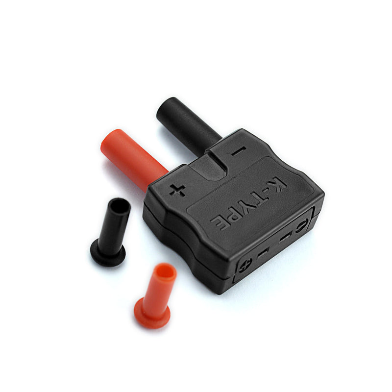69146 Banana Plug Adapter to K Type Thermocouple, Works with Digital Clamp and Multi Meters Compatible with Klein Tools ZIBOO 69146