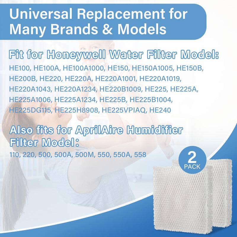 HC22E1003 Humidifier Filter Pad HC22P1001 HC22A1007 for Honeywell & HQRP