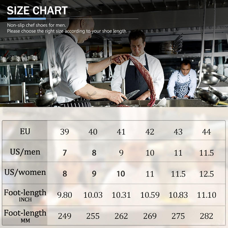 Unisex Non Slip Work Clogs - Slip, Water & Oil Resistant Shoes for Kitchen Chef Nursing Gardening Professionals - Comfortable Waterproof Work Shoes(Men 7.5-11.5/Women 8.5-12.5) 11.5 Wide Women/10.5 Wide Men Black