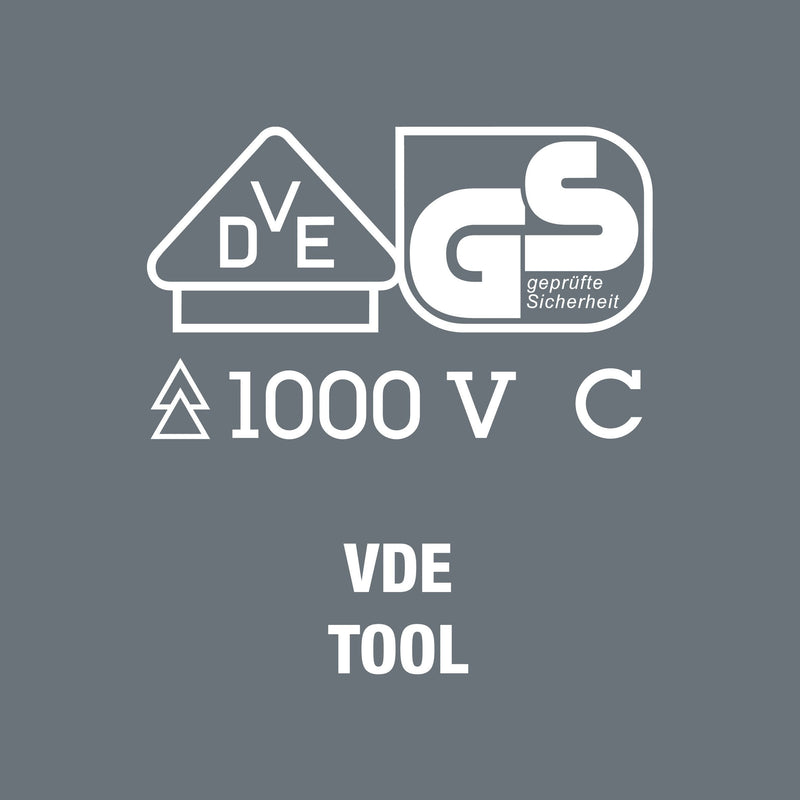 Wera 05006100001 Kraftform Plus VDE 160i Slotted Insulated Screwdriver, Without Lasertip, 2.5mm Head, 3 1/8" Blade Length Slotted, No Lasertip, 2.5mm Head, 3-1/8" Blade