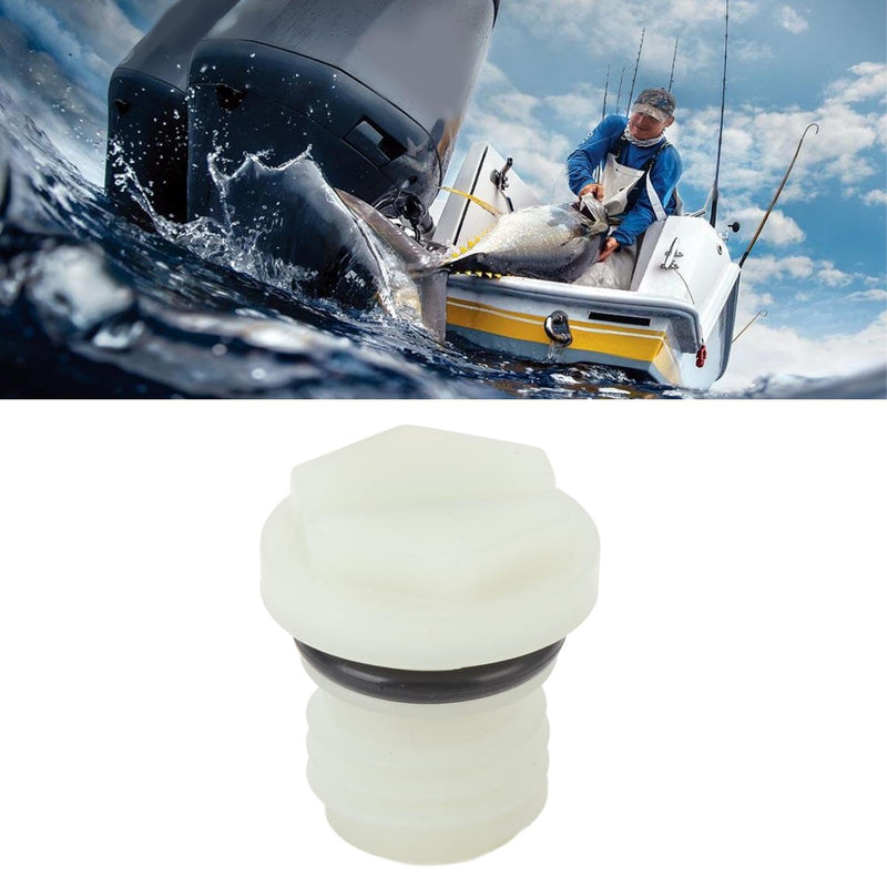 Acouto Plug Reservo 22 813435 8134351 Aging Compact Outboard Plug Reservo Nylon Plug Reservo Trim Motor Plug Fit for Mercruiser Outboard Motors