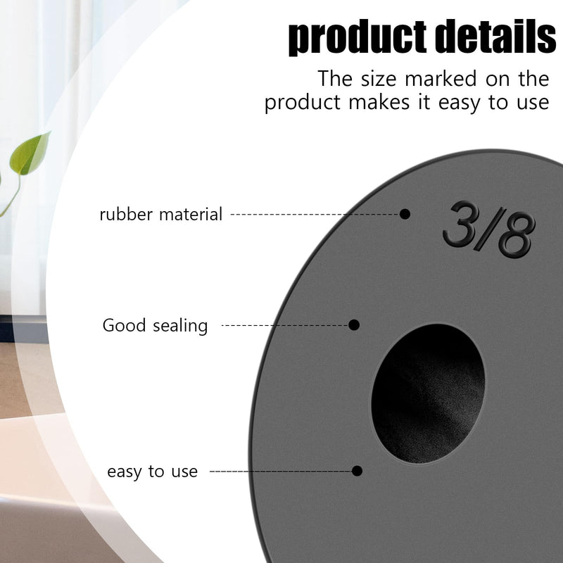 58 Pcs Rubber Washers for Outdoor Faucet Repairing, Assorted Flat and Beveled Faucet Washers Hose Repair Kit with Brass Bib Screws Water Hose Gasket Rings for Garden Faucet Stem Leak Worn Replacement
