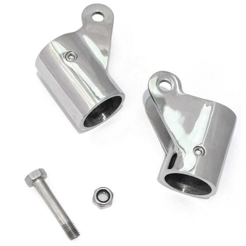 NRC&XRC 316SS Boat Tube Connector,Boat Rail Fittings Folding Swivel Connector for 3/4INCH O.D. Tube/Pipe of Marine Boat Yacht