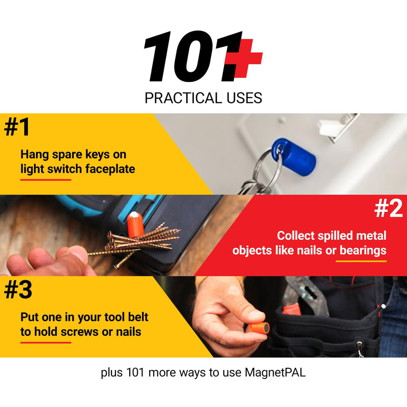 MagnetPAL Hide-A-Key, Magnetic Spare Key Hider With Most Powerful Magnet, For Cars, Trucks, SUVs