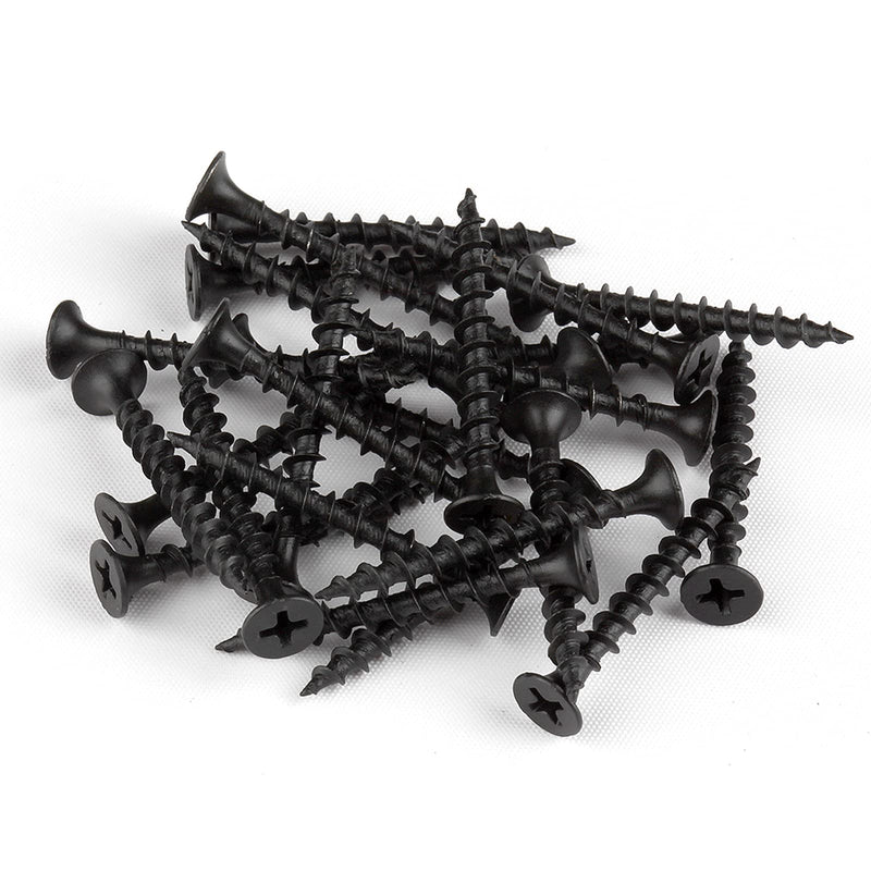 #7x1-1/2 Drywall Screws Coarse Thread Bugle Head Black Phosphate for Drywall, Wood and Furniture 100PCS #7x1-1/2"