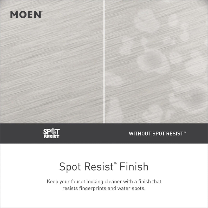 Moen 209W0SRN Ignite Five-Function 3-3/4" Diameter Spray Head Wallmount, Spot Resist Brushed Nickel